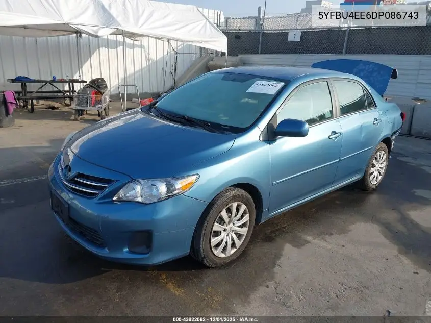 5YFBU4EE6DP086743 2013 Toyota Corolla Le