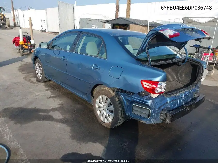 5YFBU4EE6DP086743 2013 Toyota Corolla Le