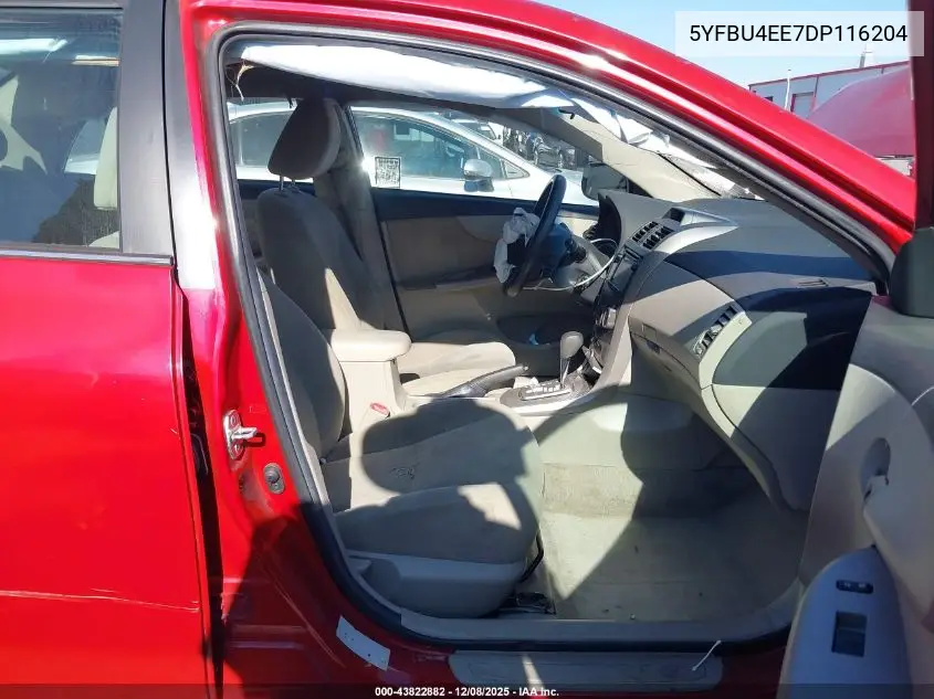 5YFBU4EE7DP116204 2013 Toyota Corolla Le