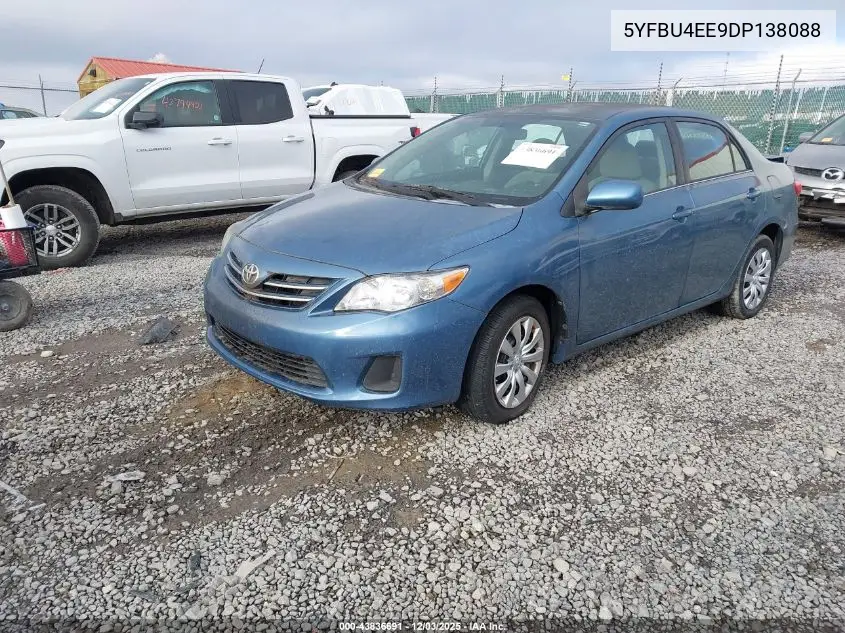 5YFBU4EE9DP138088 2013 Toyota Corolla Le