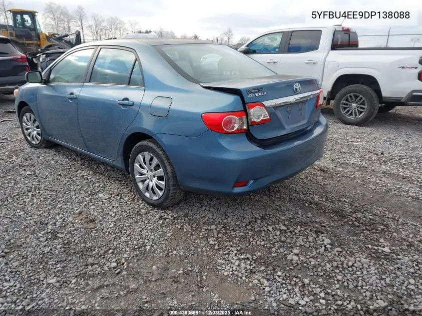 5YFBU4EE9DP138088 2013 Toyota Corolla Le