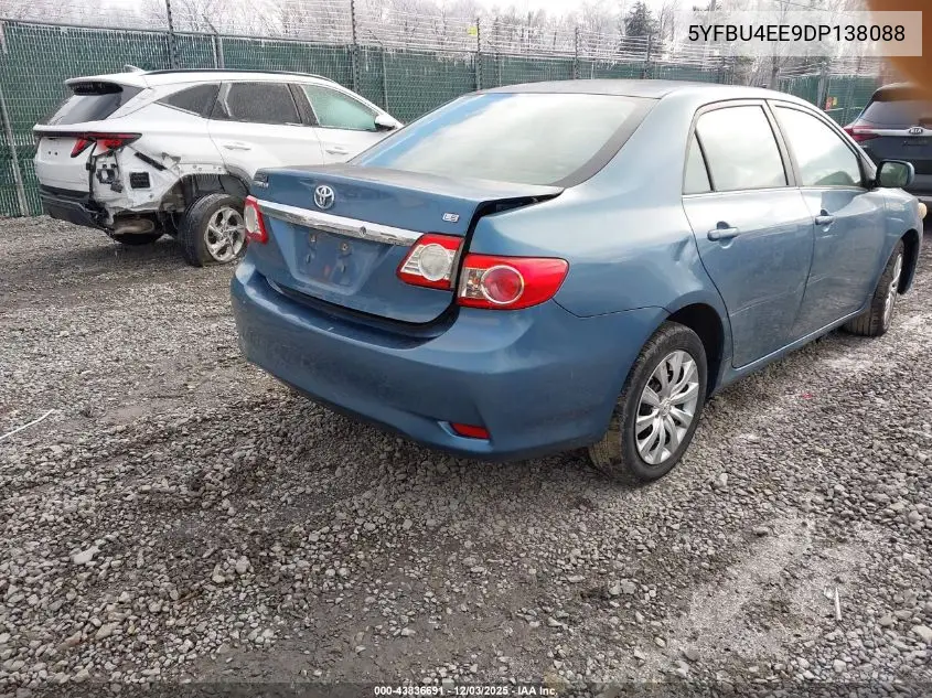 5YFBU4EE9DP138088 2013 Toyota Corolla Le