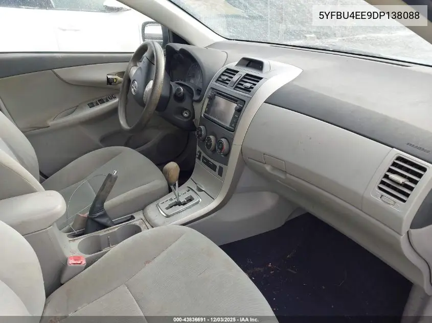 5YFBU4EE9DP138088 2013 Toyota Corolla Le