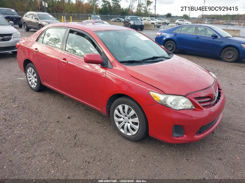 2T1BU4EE9DC929415 2013 Toyota Corolla Le
