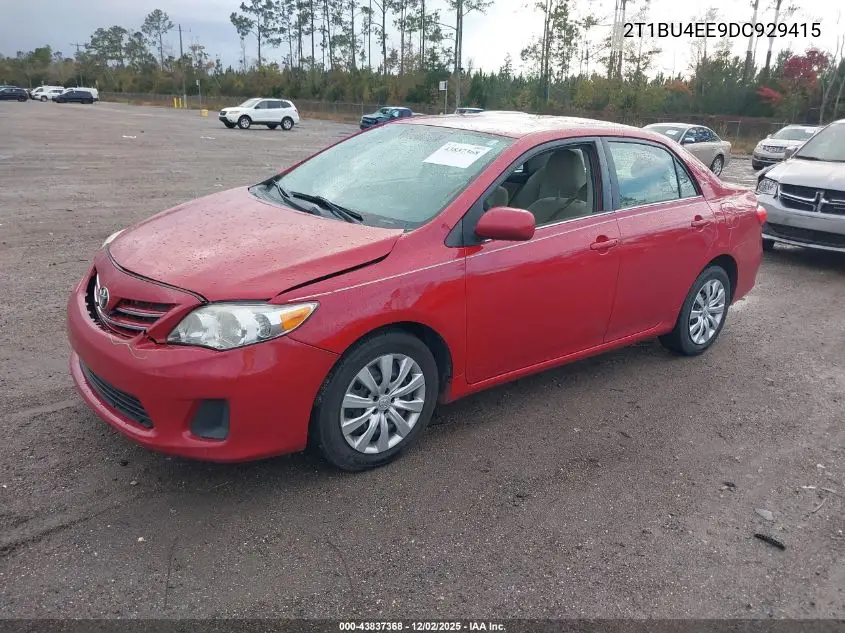2T1BU4EE9DC929415 2013 Toyota Corolla Le
