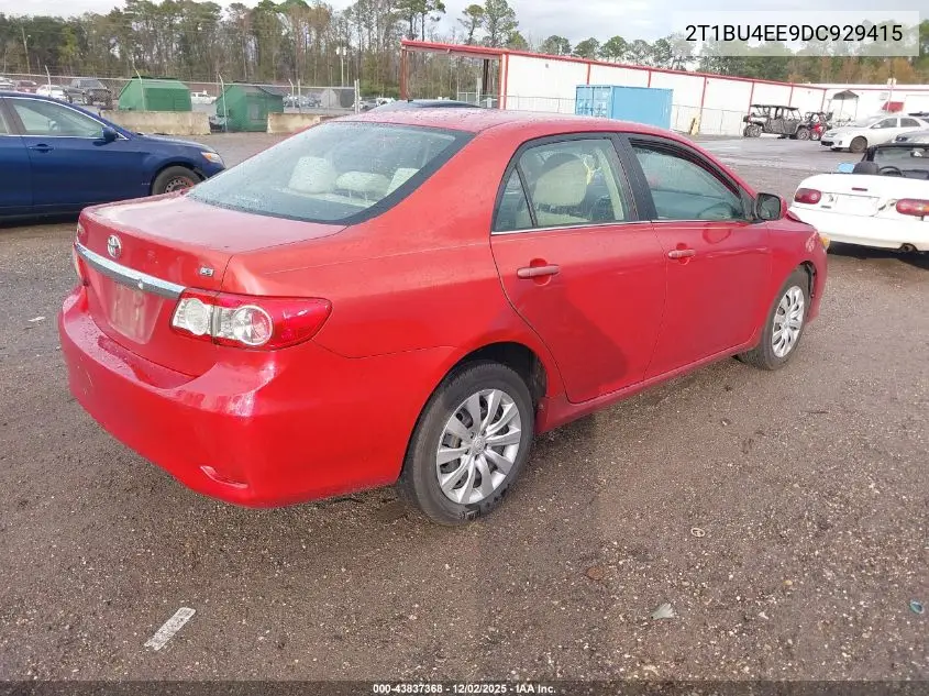 2T1BU4EE9DC929415 2013 Toyota Corolla Le