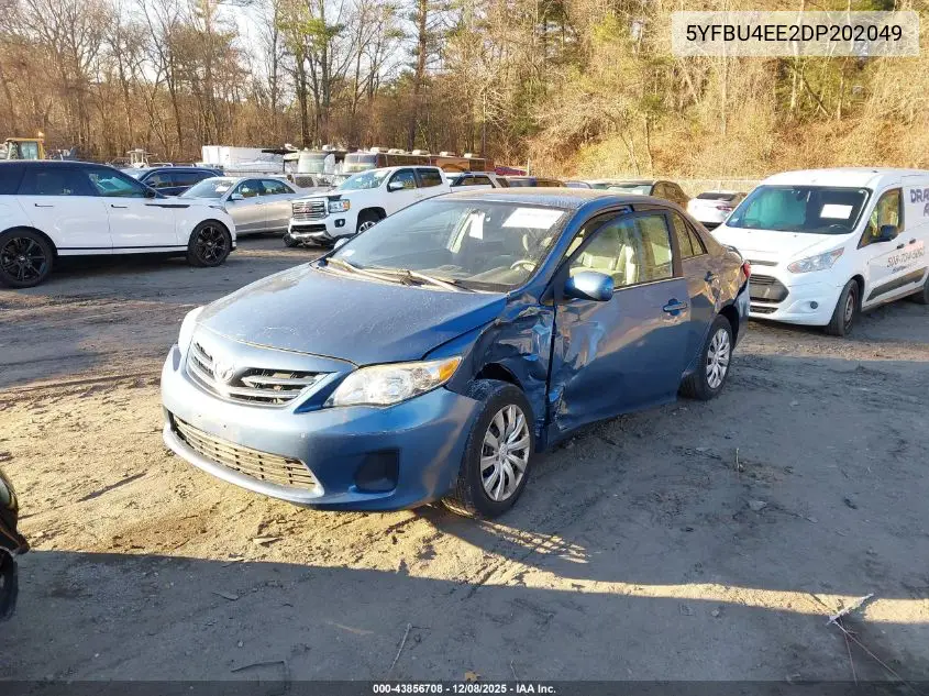 5YFBU4EE2DP202049 2013 Toyota Corolla Le