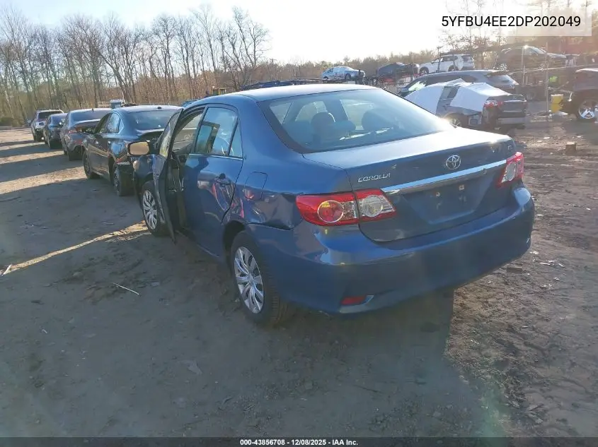 5YFBU4EE2DP202049 2013 Toyota Corolla Le