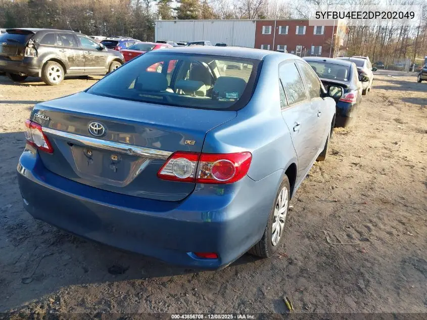 5YFBU4EE2DP202049 2013 Toyota Corolla Le