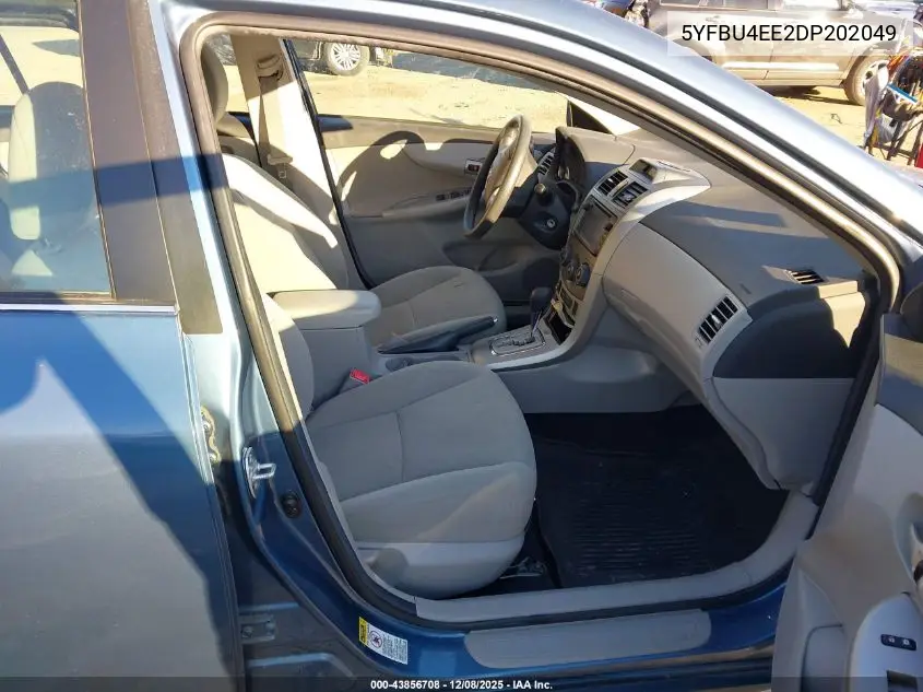 5YFBU4EE2DP202049 2013 Toyota Corolla Le