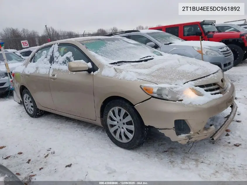 2T1BU4EE5DC961892 2013 Toyota Corolla Le