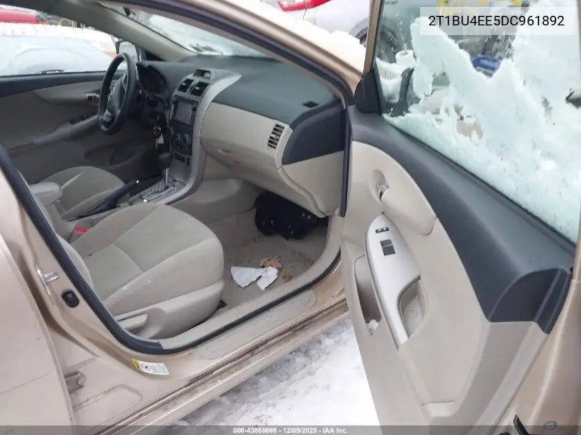 2T1BU4EE5DC961892 2013 Toyota Corolla Le