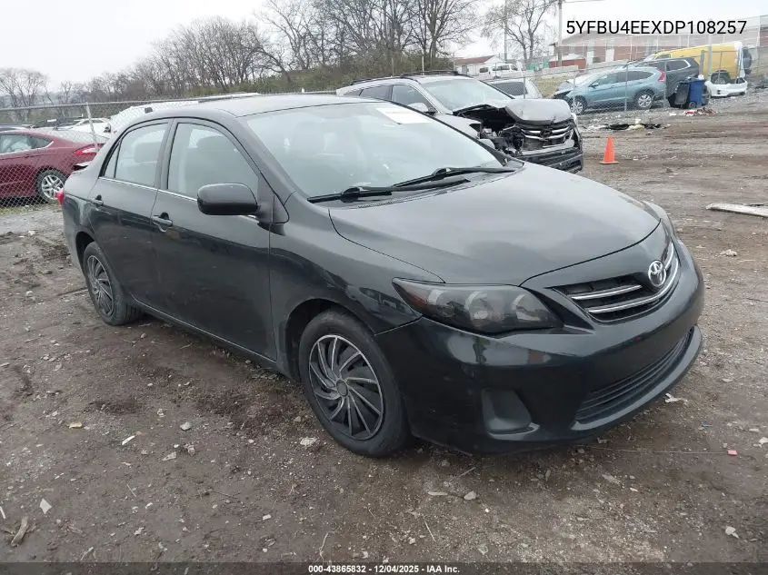 5YFBU4EEXDP108257 2013 Toyota Corolla Le