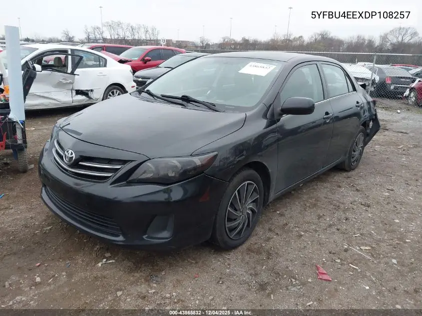 5YFBU4EEXDP108257 2013 Toyota Corolla Le