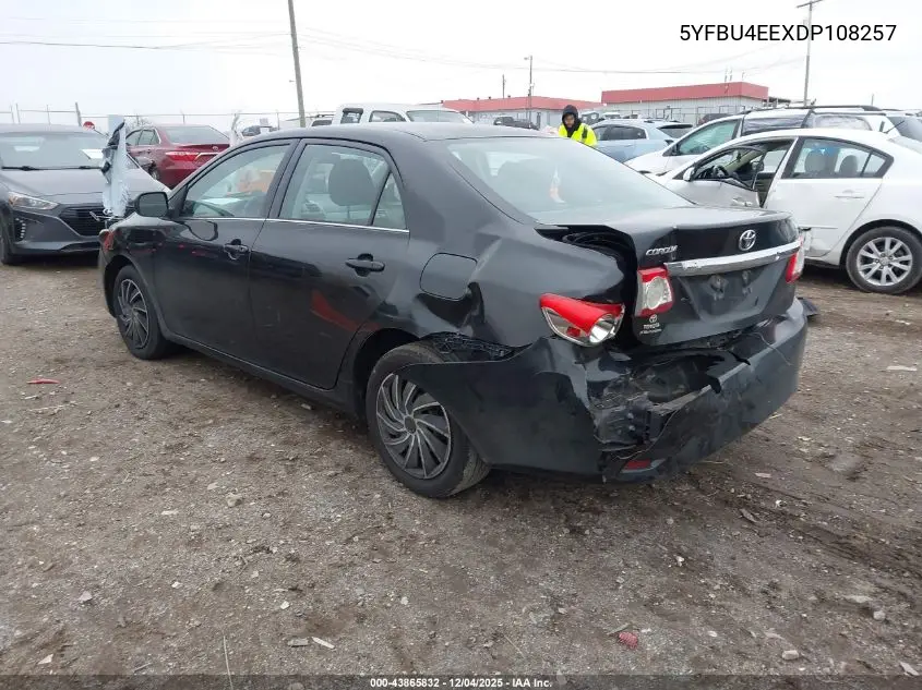 5YFBU4EEXDP108257 2013 Toyota Corolla Le