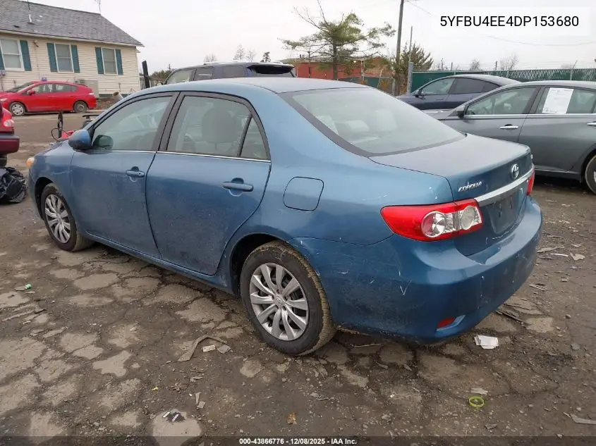 5YFBU4EE4DP153680 2013 Toyota Corolla Le