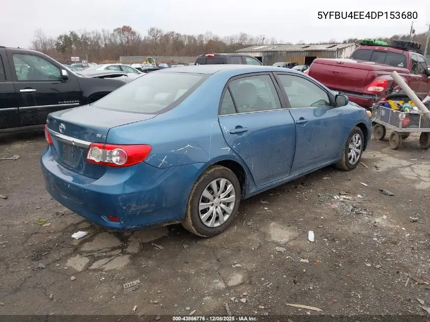 5YFBU4EE4DP153680 2013 Toyota Corolla Le