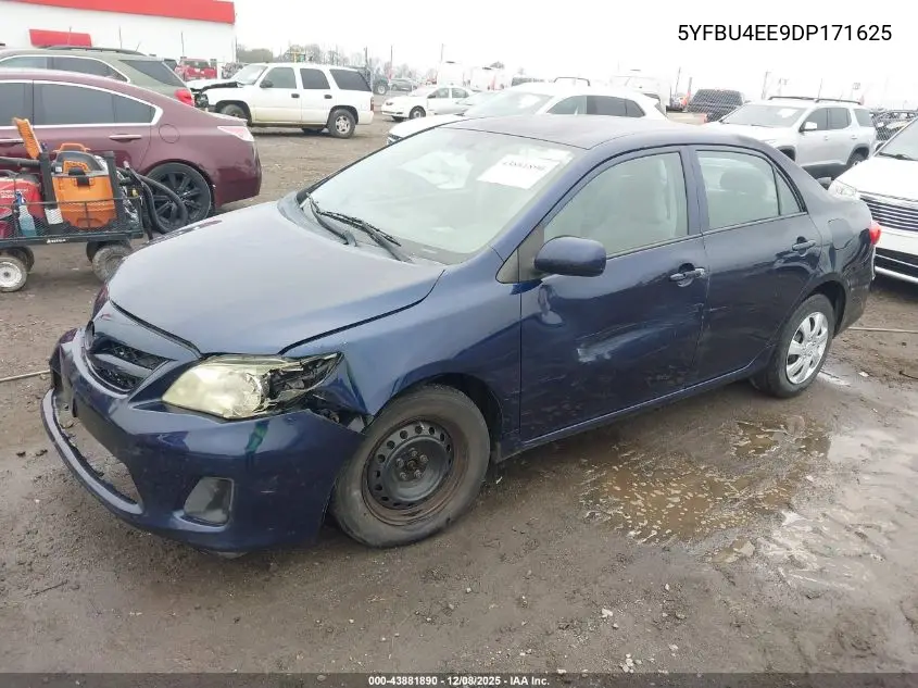 5YFBU4EE9DP171625 2013 Toyota Corolla L