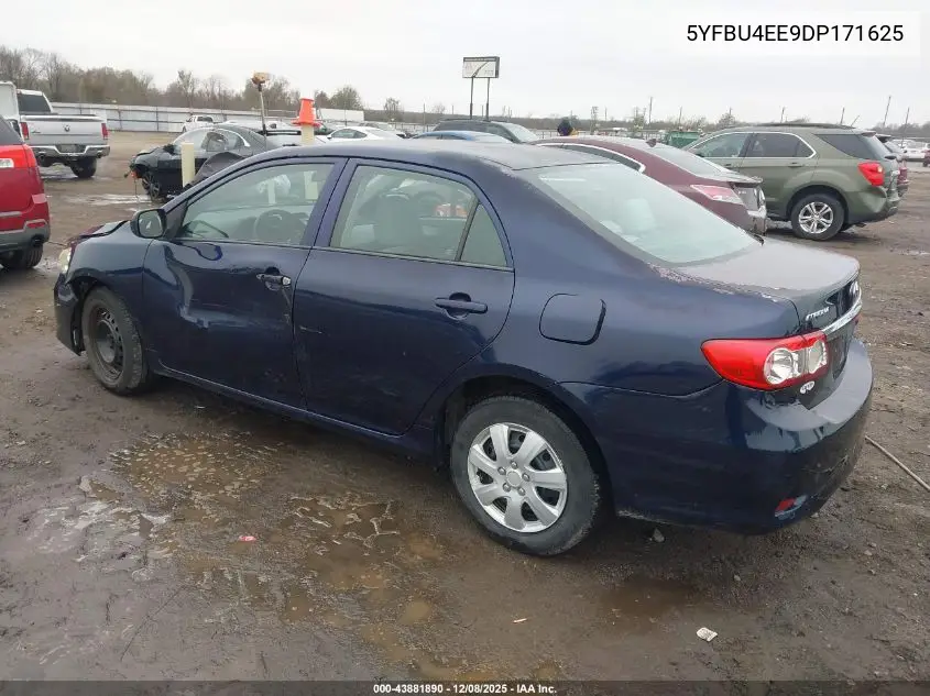 5YFBU4EE9DP171625 2013 Toyota Corolla L