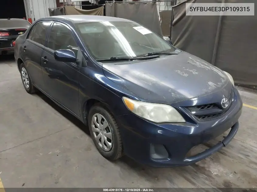 5YFBU4EE3DP109315 2013 Toyota Corolla L