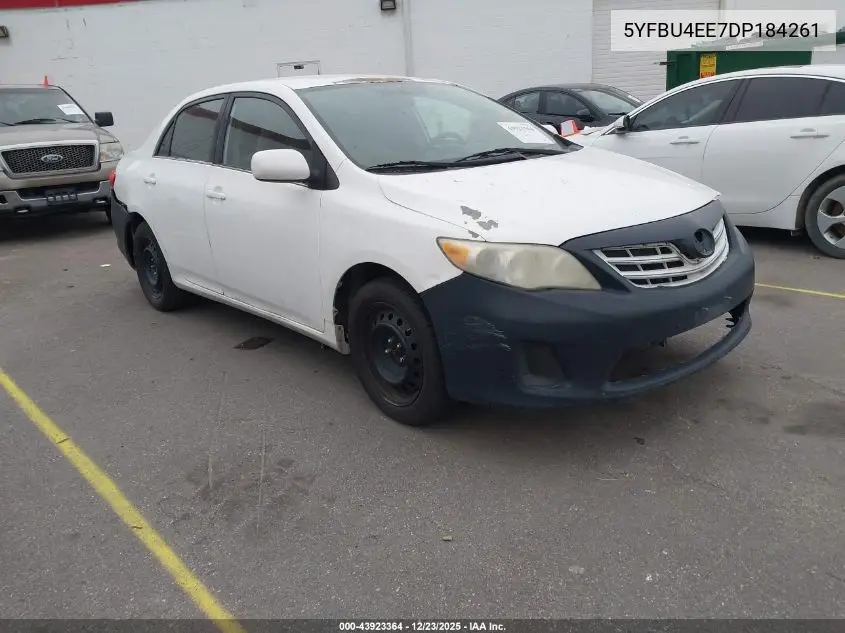 5YFBU4EE7DP184261 2013 Toyota Corolla Le