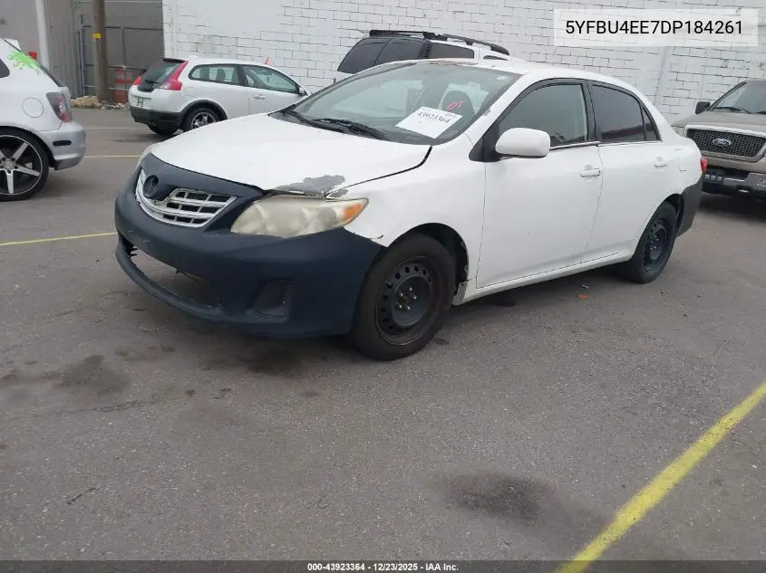 5YFBU4EE7DP184261 2013 Toyota Corolla Le