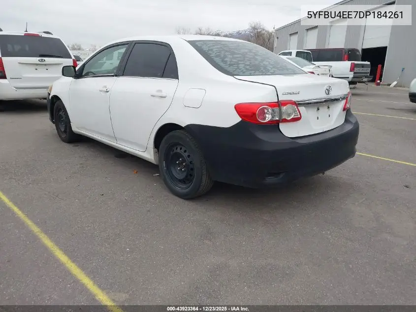 5YFBU4EE7DP184261 2013 Toyota Corolla Le