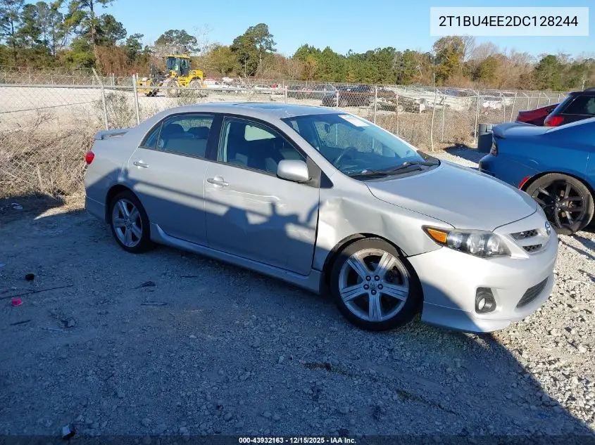 2T1BU4EE2DC128244 2013 Toyota Corolla S