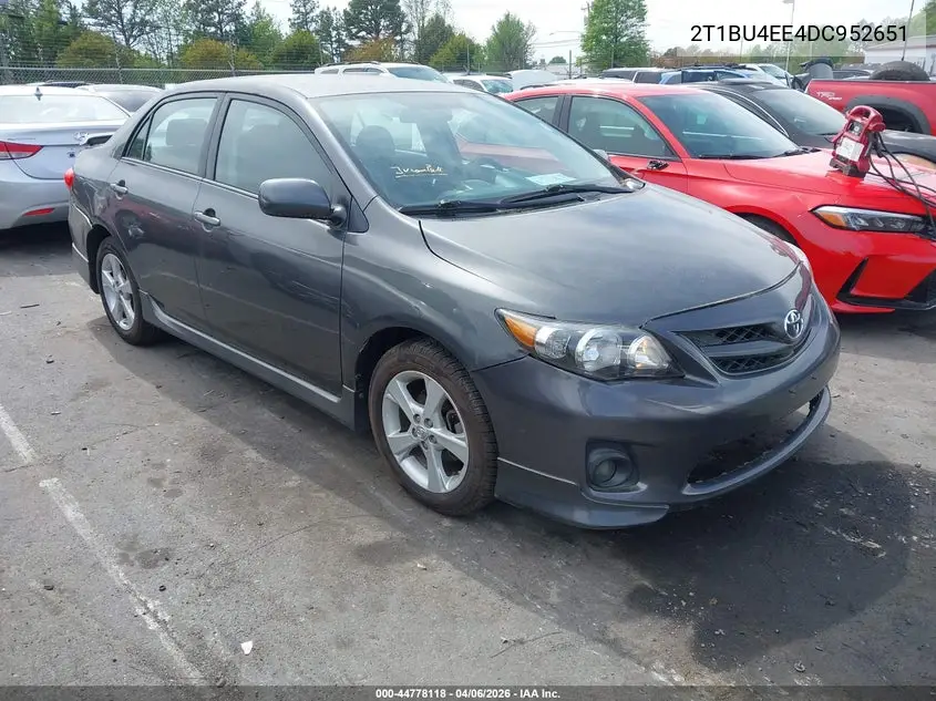 2T1BU4EE4DC952651 2013 Toyota Corolla S