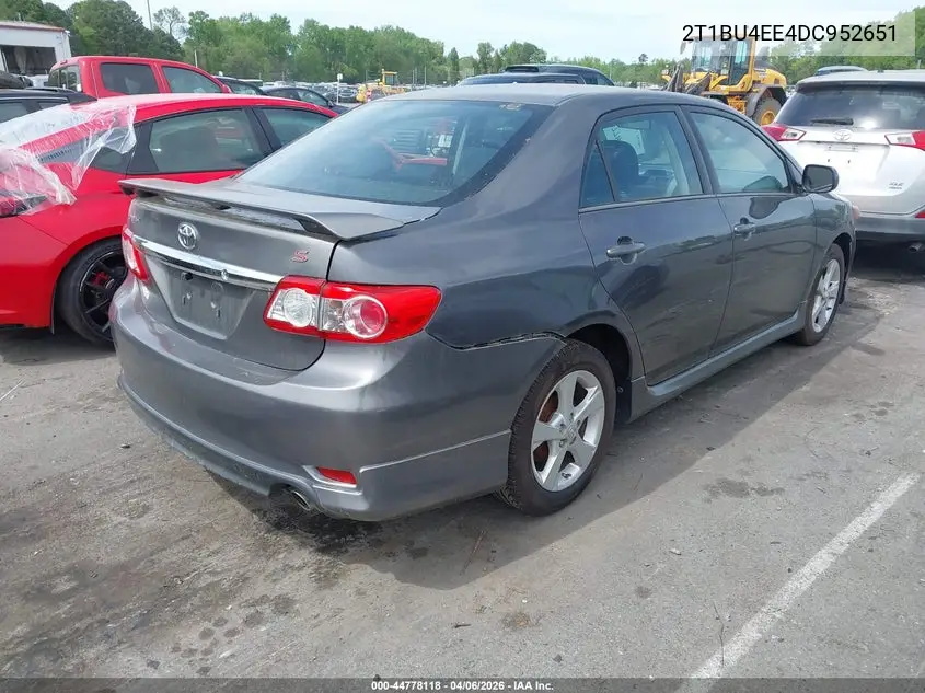 2T1BU4EE4DC952651 2013 Toyota Corolla S