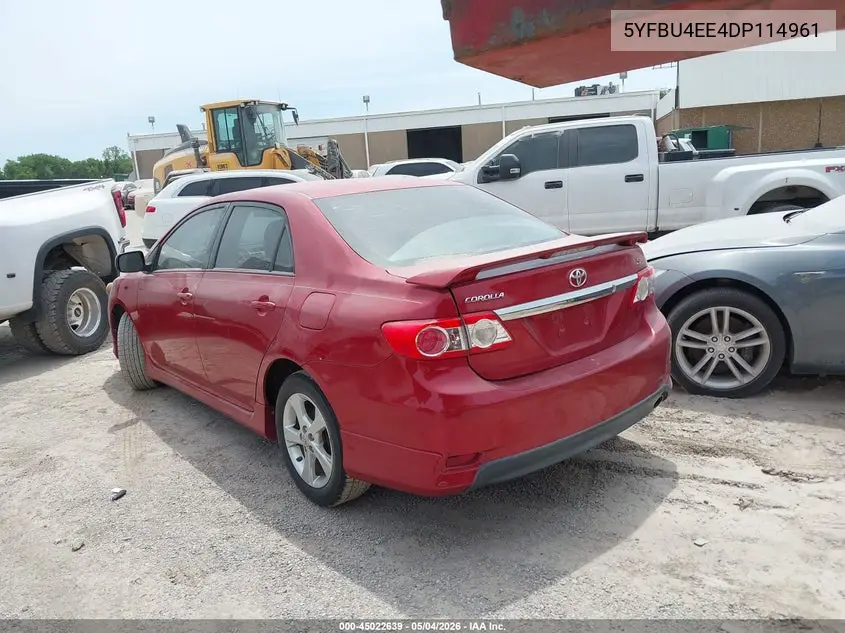 5YFBU4EE4DP114961 2013 Toyota Corolla S