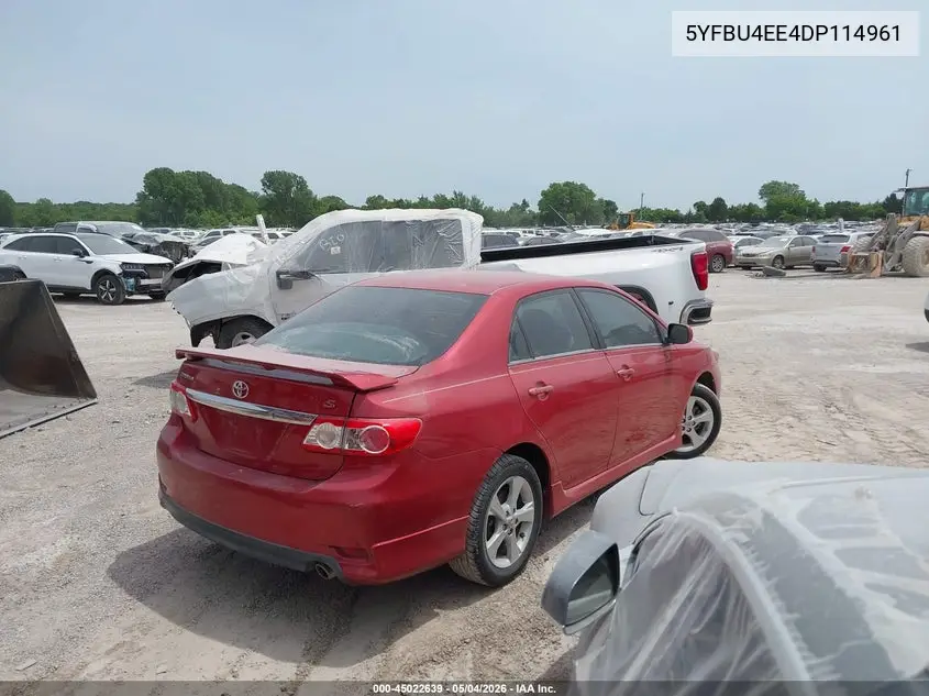 5YFBU4EE4DP114961 2013 Toyota Corolla S