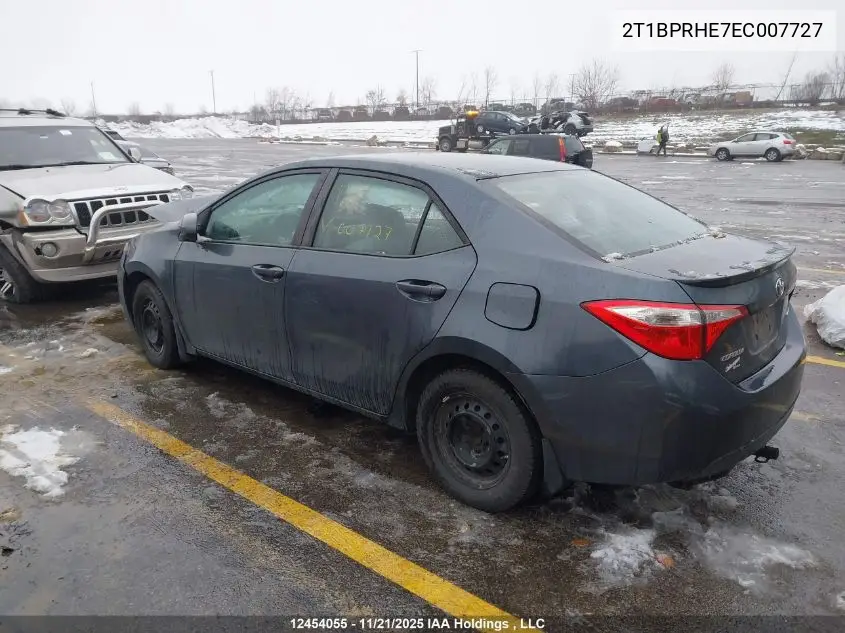 2T1BPRHE7EC007727 2014 Toyota Corolla