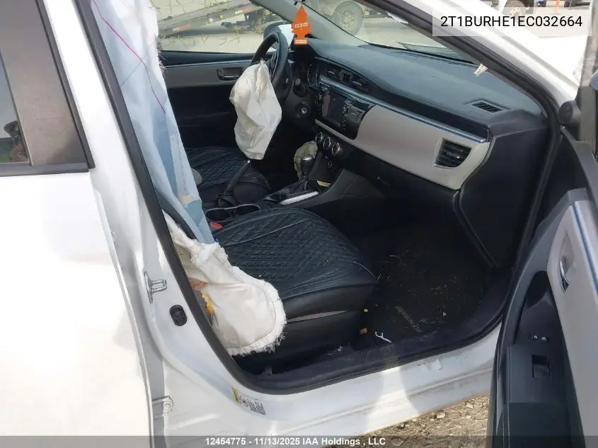2T1BURHE1EC032664 2014 Toyota Corolla Le