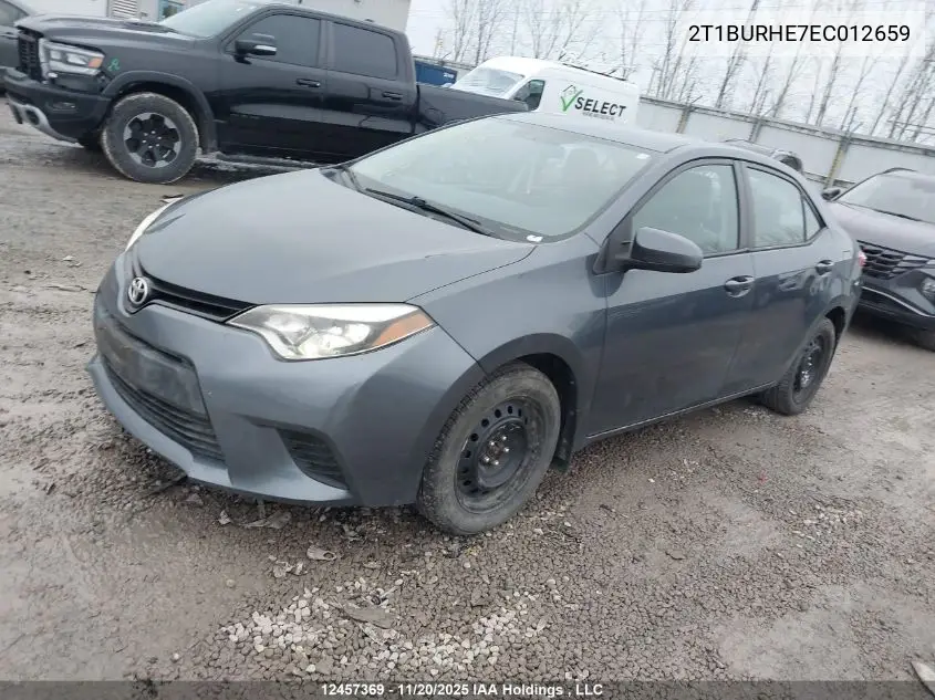 2T1BURHE7EC012659 2014 Toyota Corolla