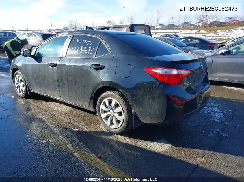 2T1BURHE2EC082473 2014 Toyota Corolla