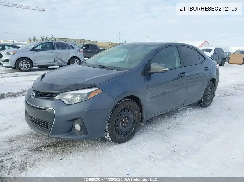 2T1BURHE8EC212109 2014 Toyota Corolla L/Le/Le Pls/Prm/S/S Pls