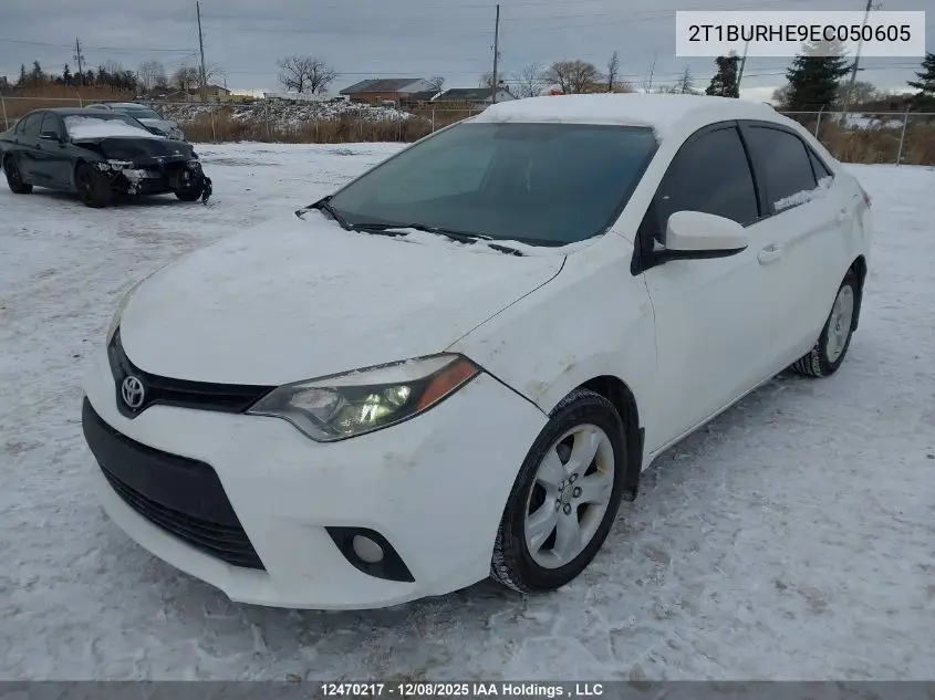 2T1BURHE9EC050605 2014 Toyota Corolla Le