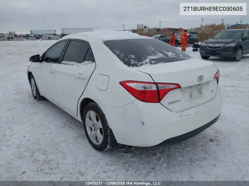 2T1BURHE9EC050605 2014 Toyota Corolla Le