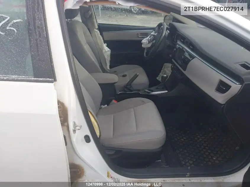 2T1BPRHE7EC027914 2014 Toyota Corolla Eco/Eco Plus/Eco Premium