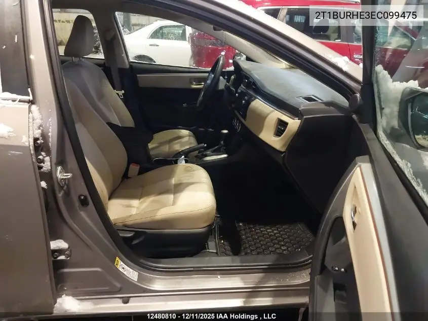 2T1BURHE3EC099475 2014 Toyota Corolla Le