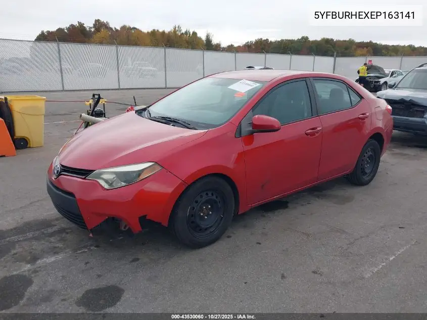 5YFBURHEXEP163141 2014 Toyota Corolla Le