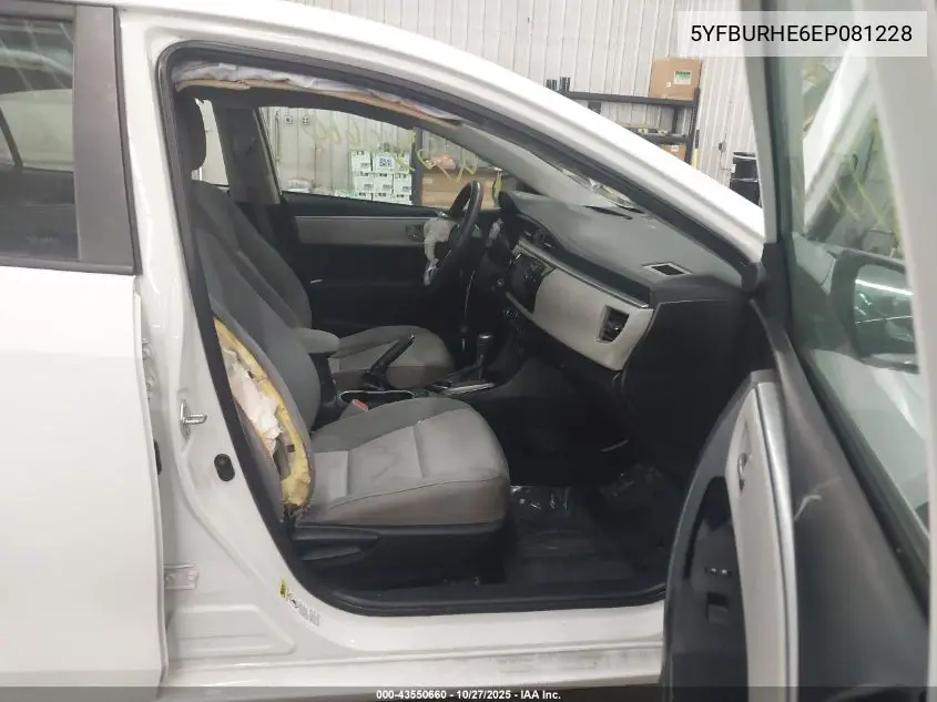 5YFBURHE6EP081228 2014 Toyota Corolla Le