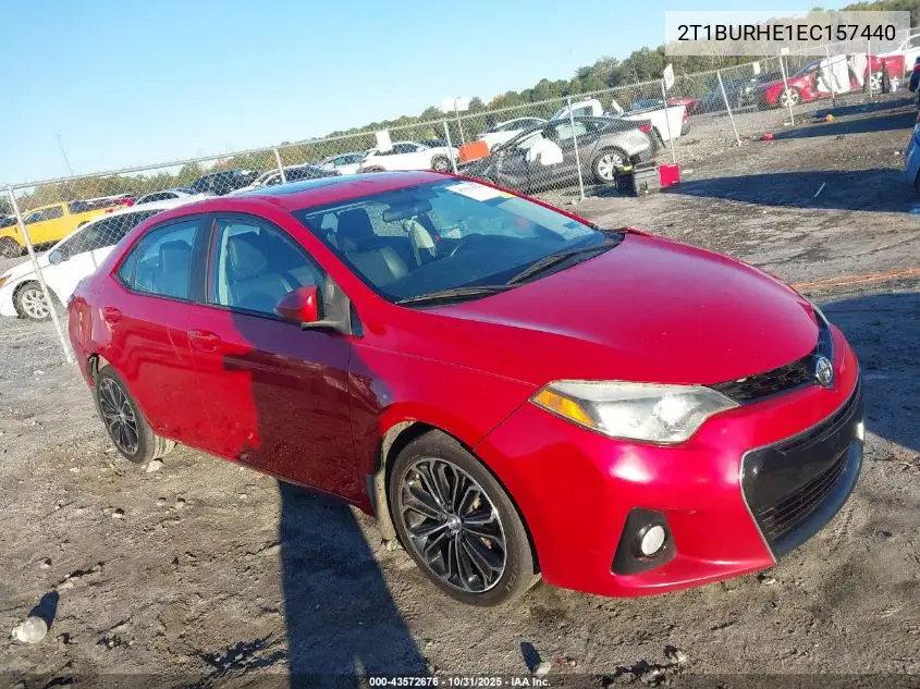 2T1BURHE1EC157440 2014 Toyota Corolla S Plus