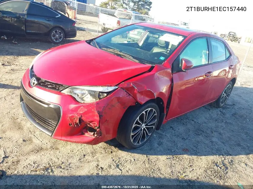 2T1BURHE1EC157440 2014 Toyota Corolla S Plus