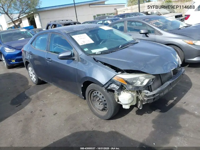 5YFBURHE9EP114688 2014 Toyota Corolla Le