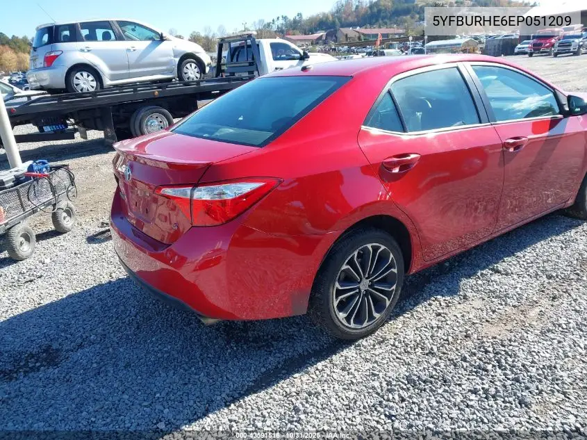 5YFBURHE6EP051209 2014 Toyota Corolla S Premium