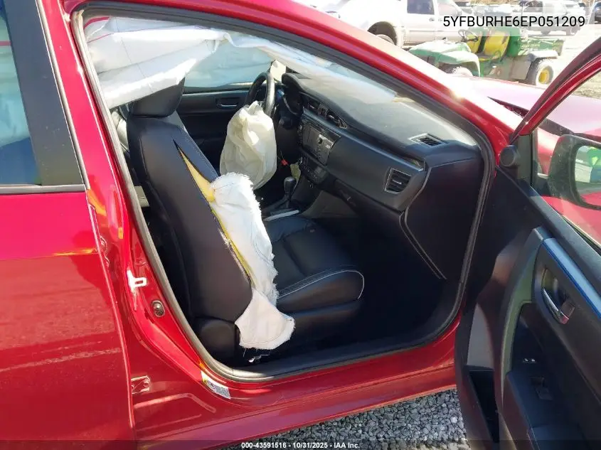 5YFBURHE6EP051209 2014 Toyota Corolla S Premium