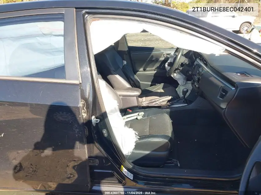 2T1BURHE8EC042401 2014 Toyota Corolla S Plus