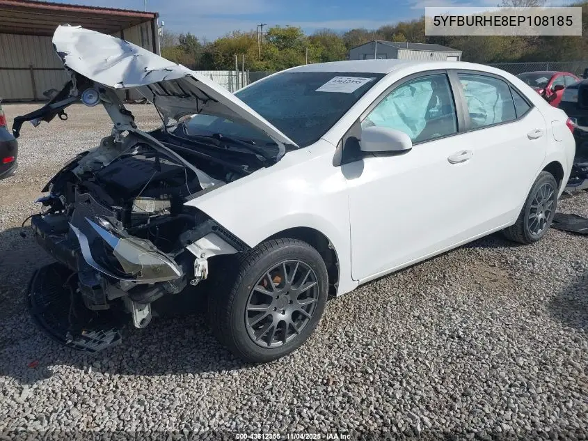 5YFBURHE8EP108185 2014 Toyota Corolla Le Plus